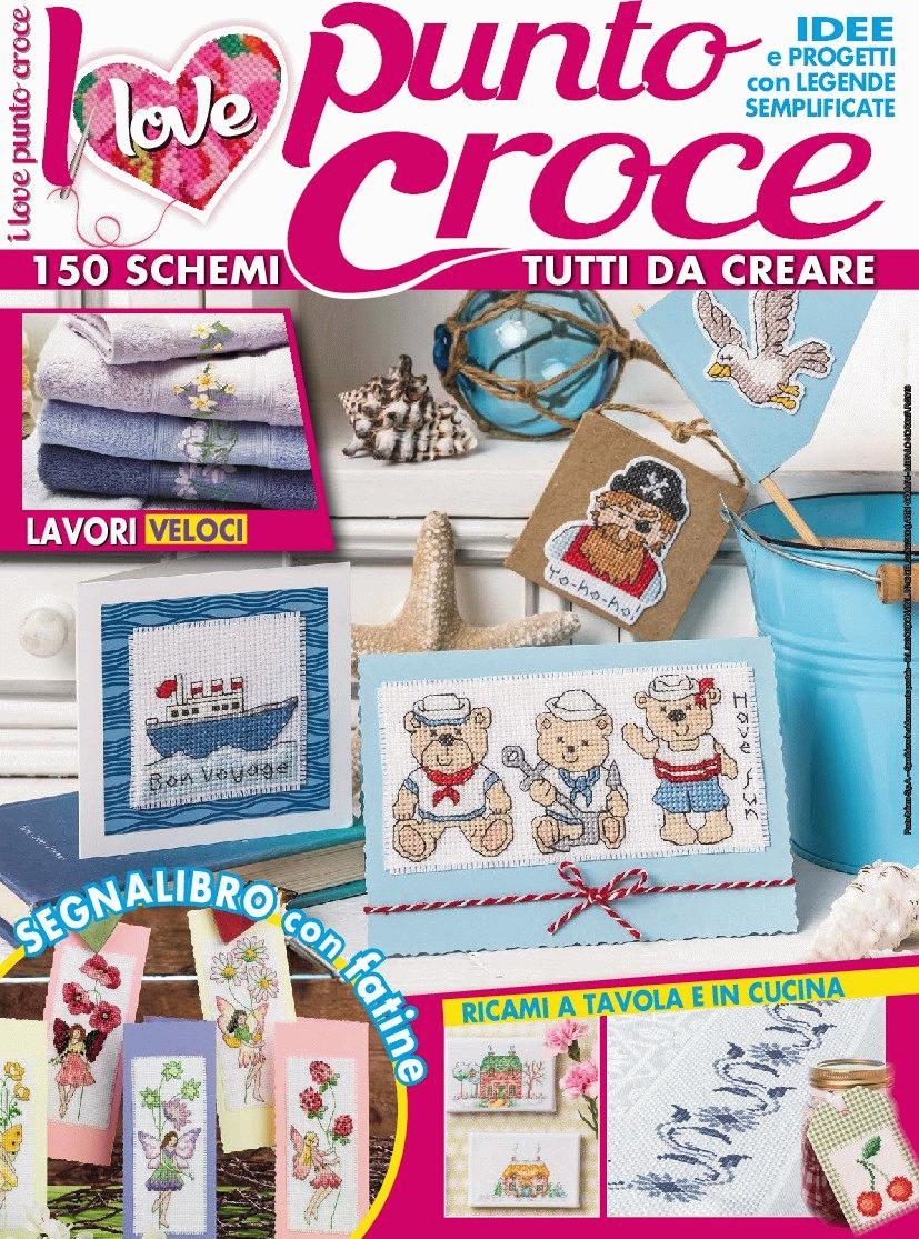 Copertina I Love Punto Croce n.1