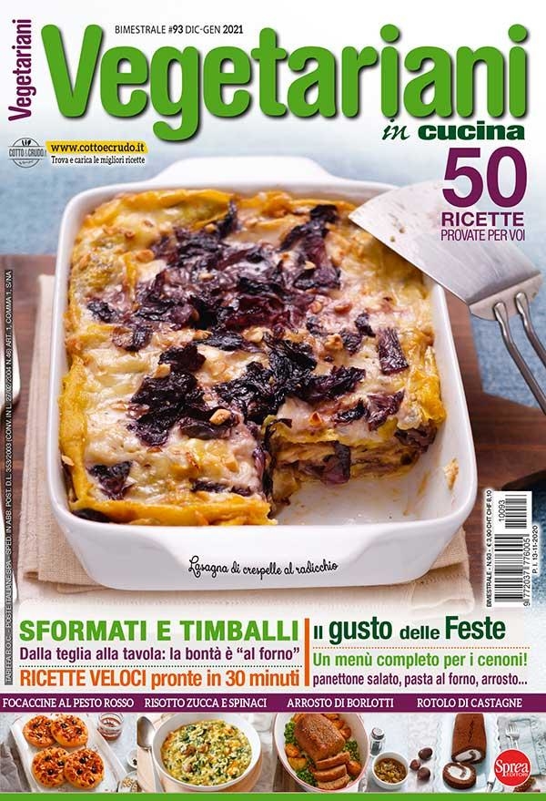 Copertina Vegetariani in Cucina n.93