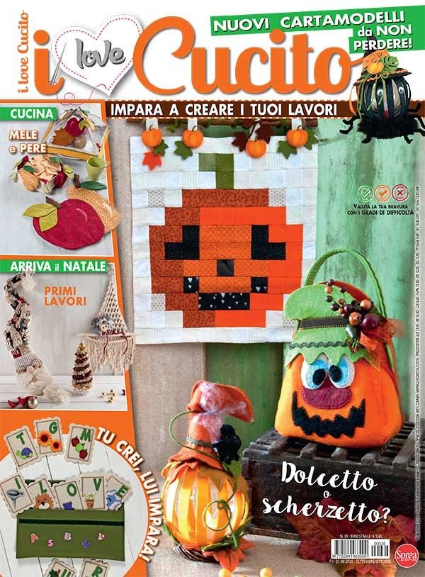 Copertina I Love Cucito n.36