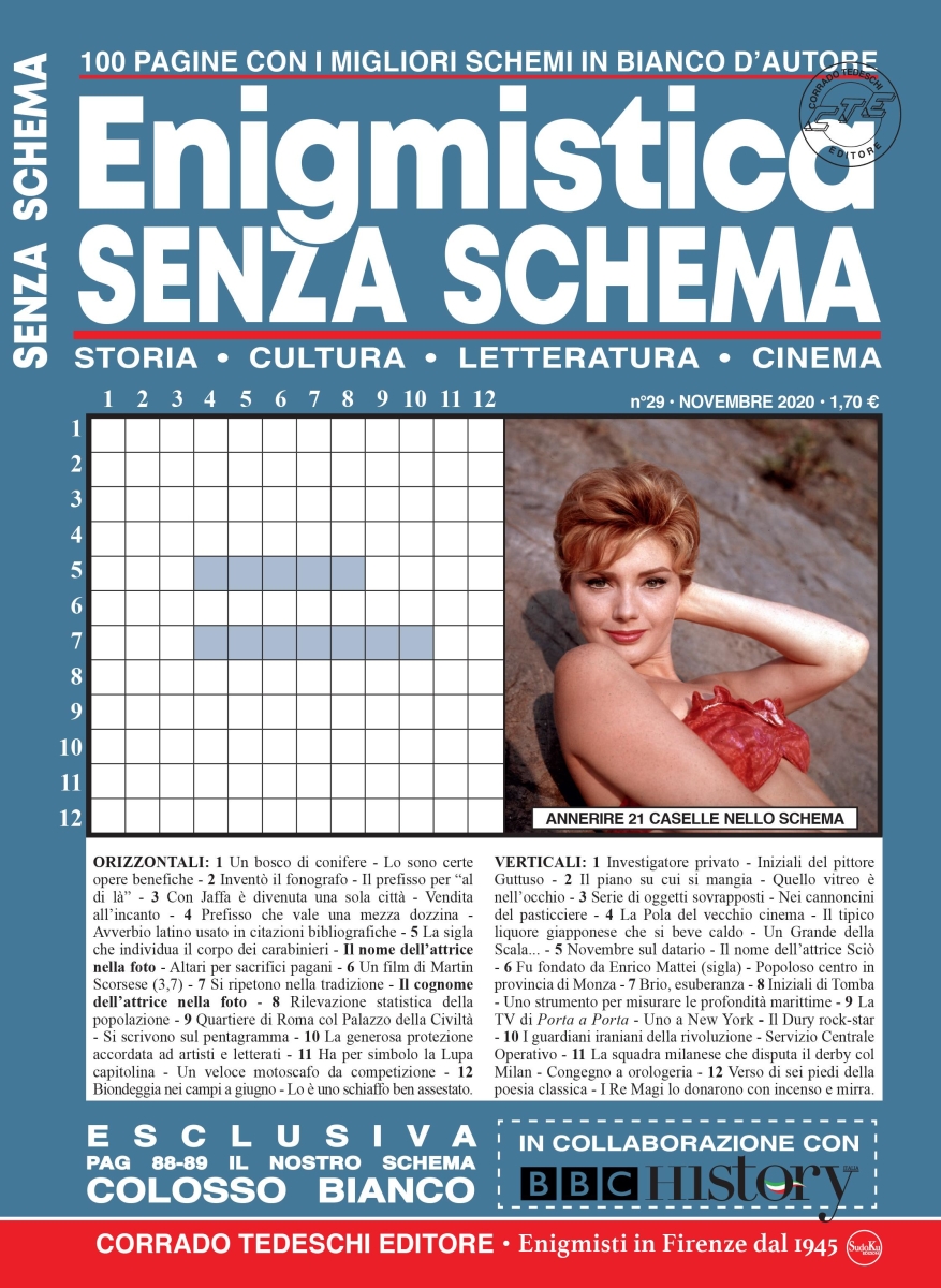 Copertina Enigmistica Senza Schema n.29