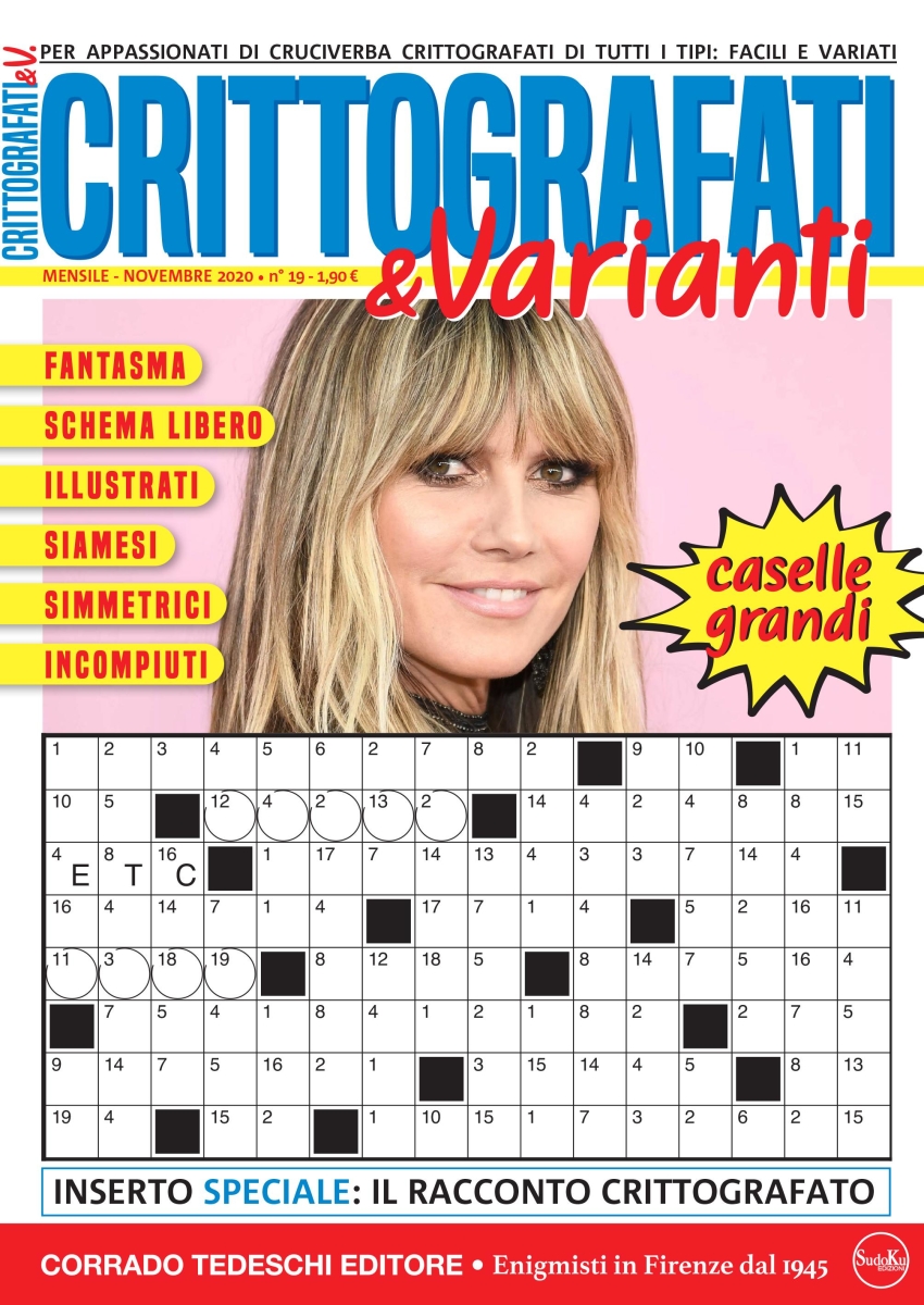 Copertina Crittografati & Varianti n.19