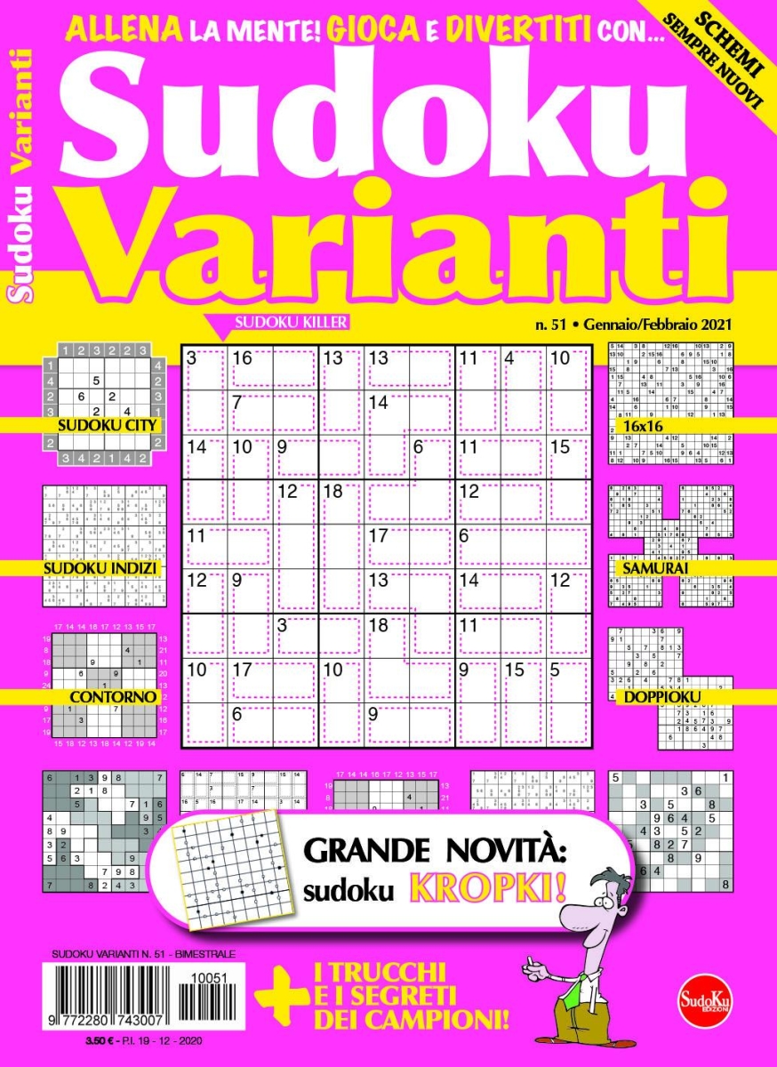 Copertina Sudoku Varianti n.51