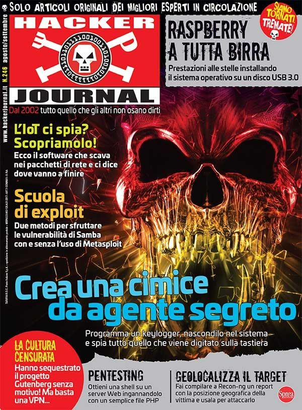 Copertina Hacker Journal n.246