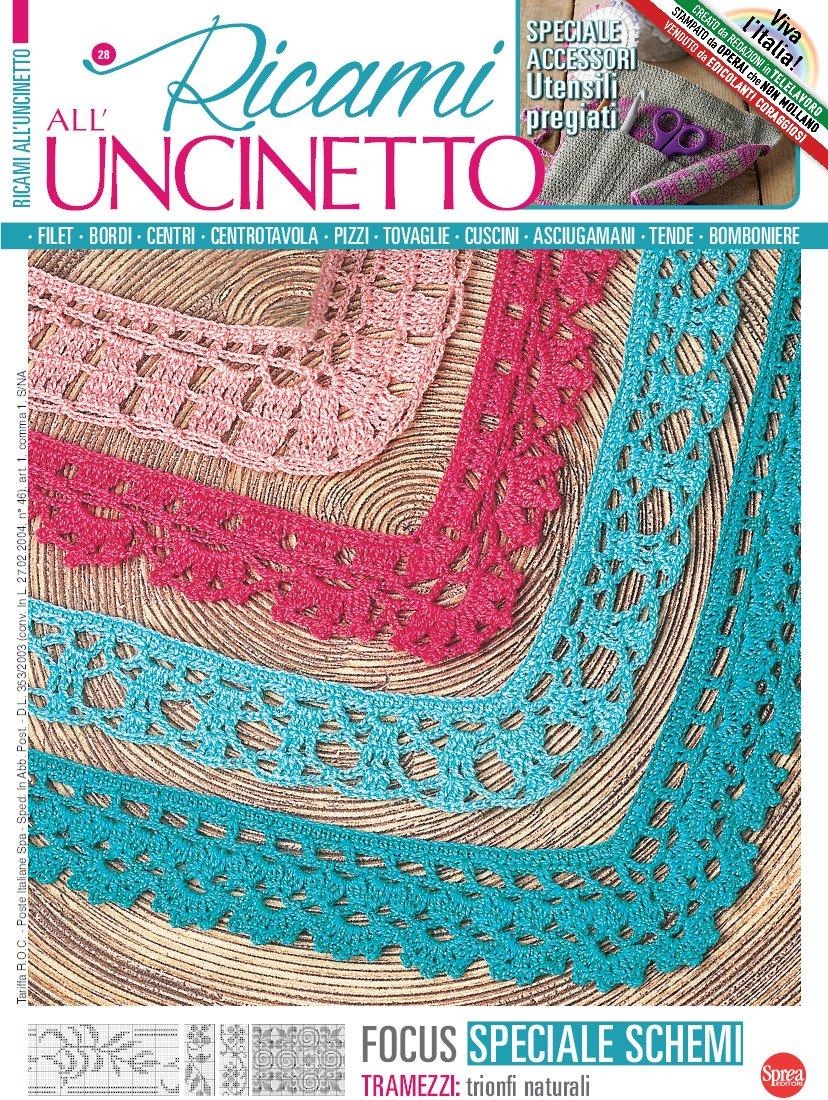 Copertina Ricami all Uncinetto n.28