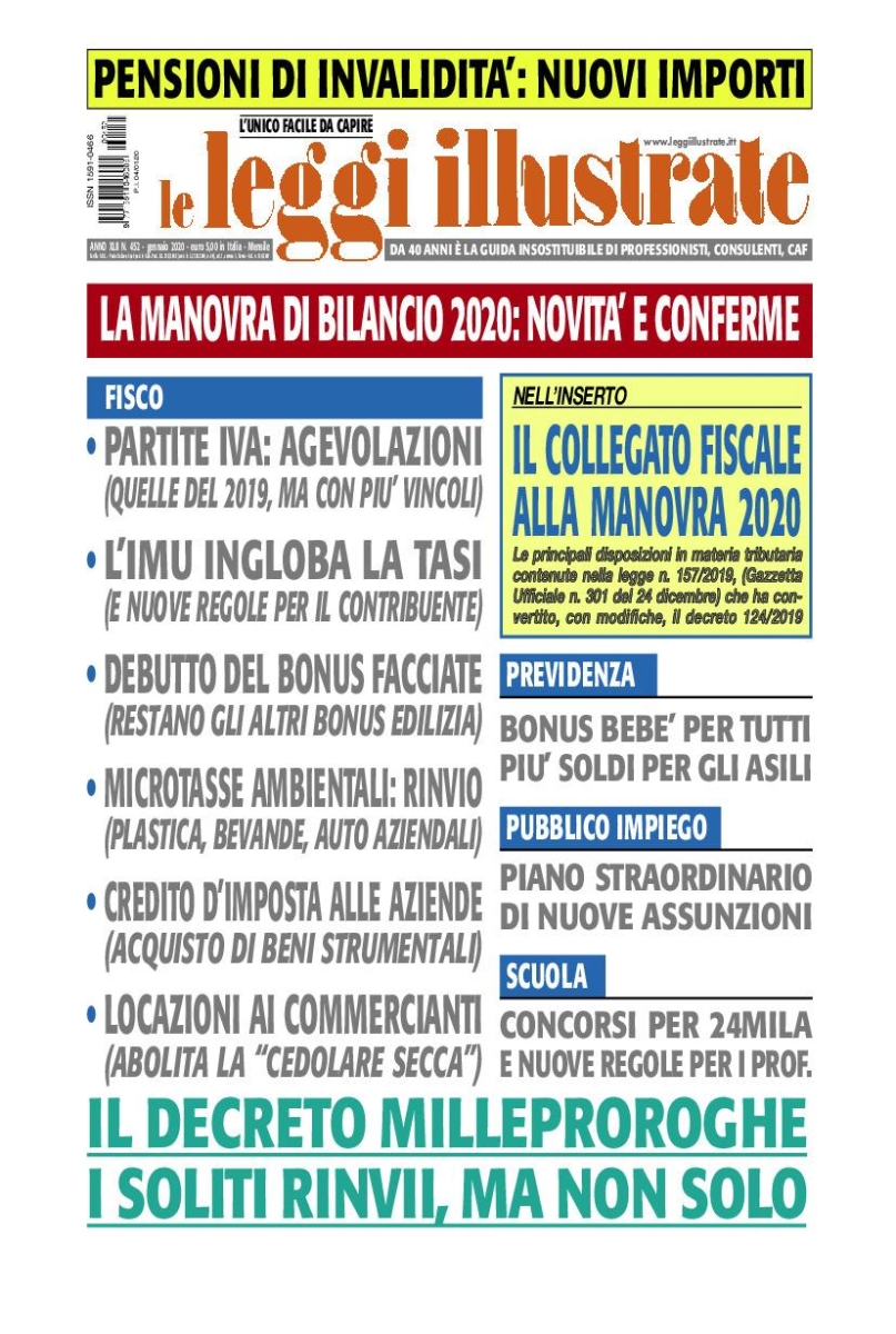 Copertina Leggi Illustrate n.452