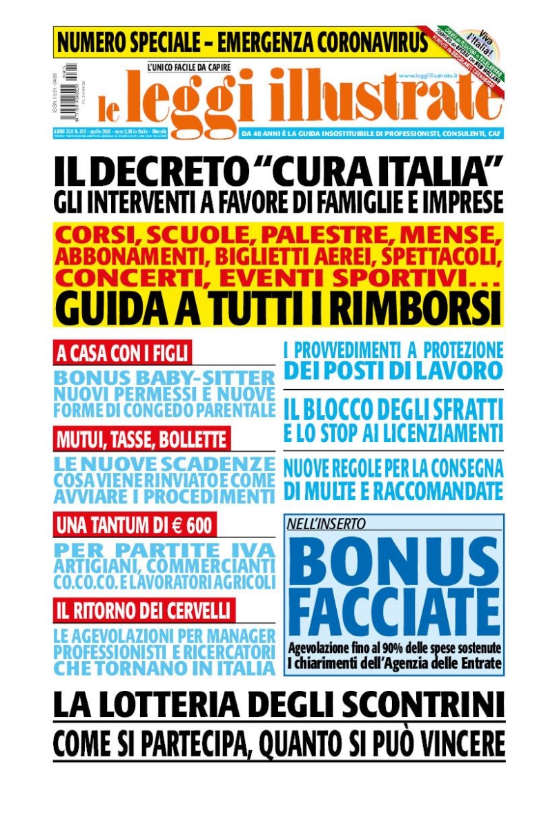 Copertina Leggi Illustrate n.455