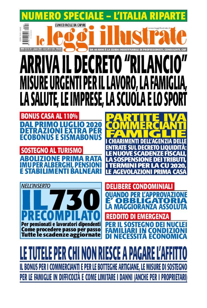 Copertina Leggi Illustrate n.457