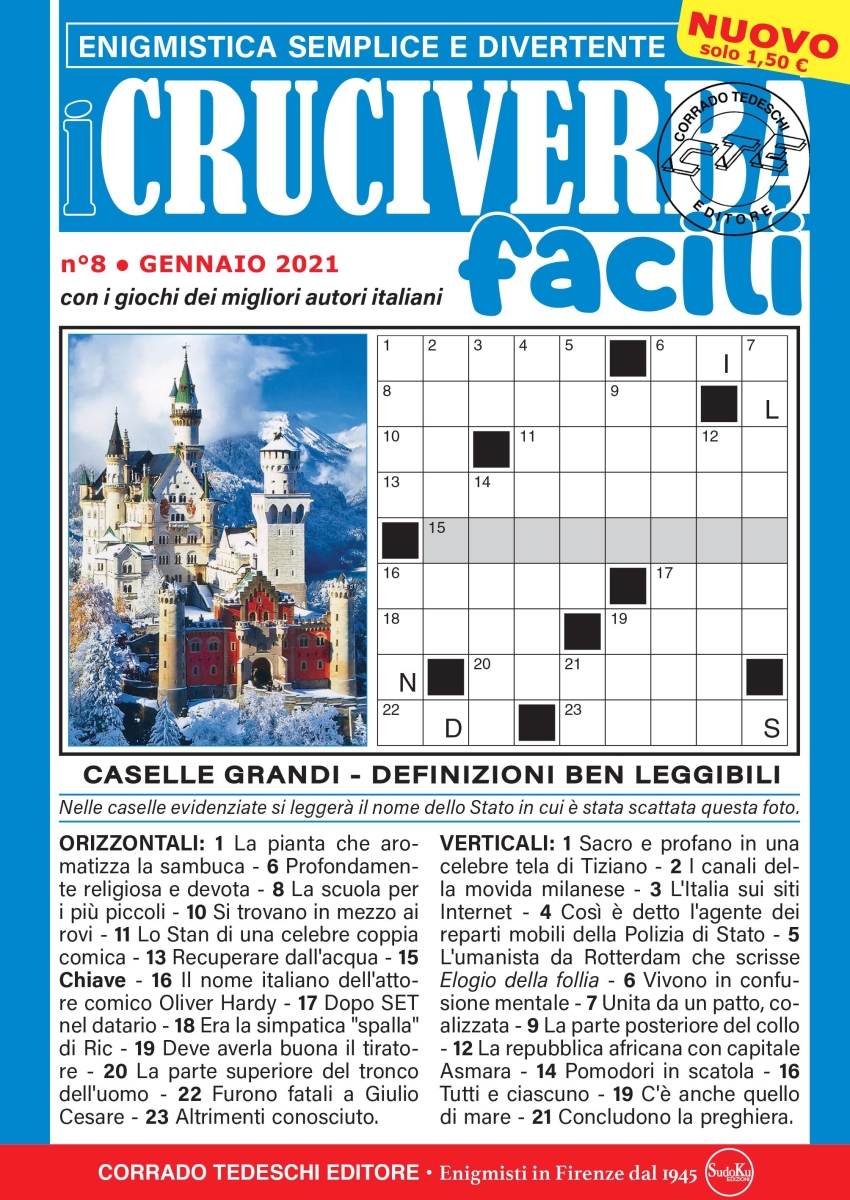 Copertina I Cruciverba Facili n.8