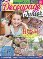 Copertina rivista Laboratorio di Decoupage Junior