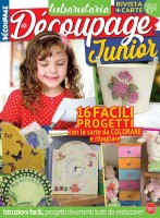 Copertina rivista Laboratorio di Decoupage Junior
