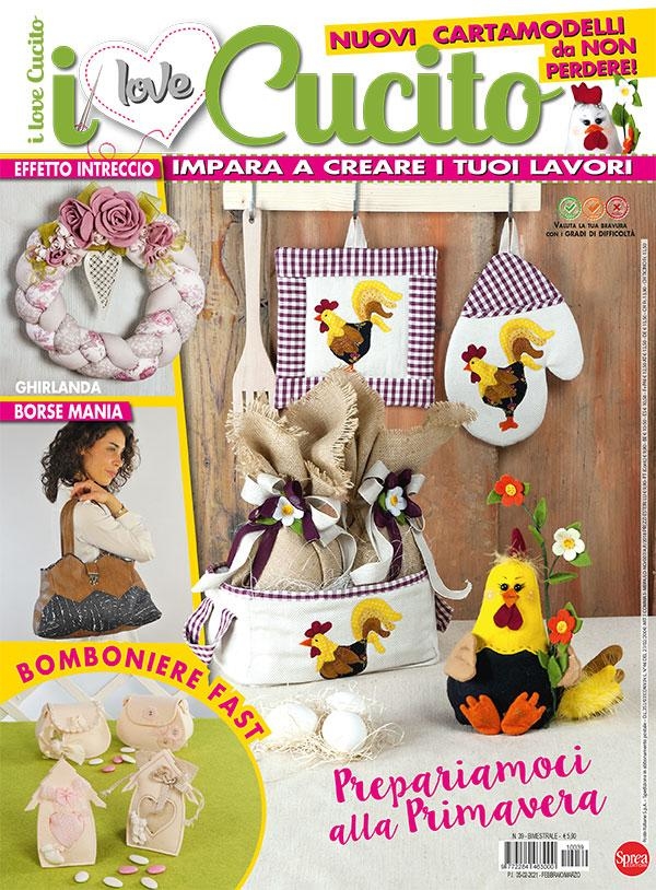 Copertina I Love Cucito n.39