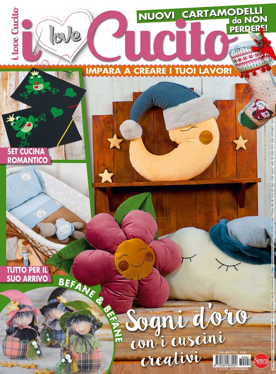 Copertina I Love Cucito n.44
