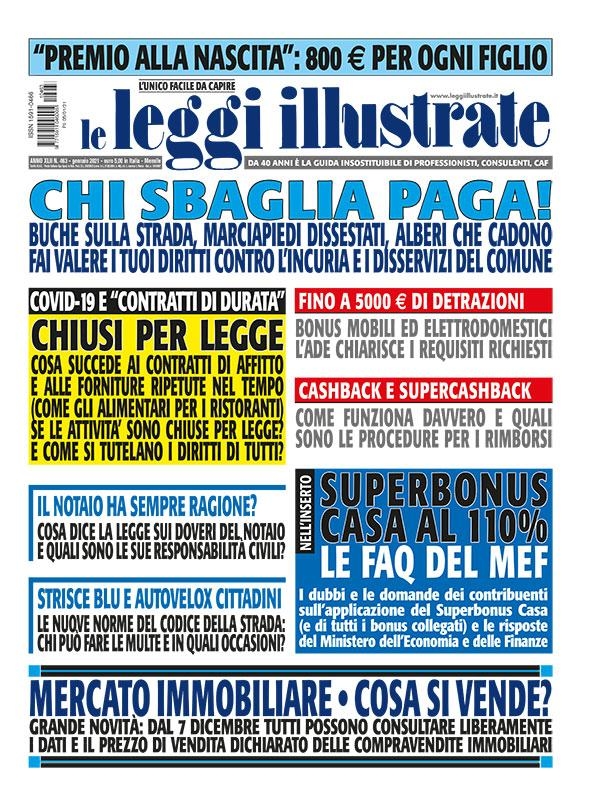 Copertina Leggi Illustrate n.463