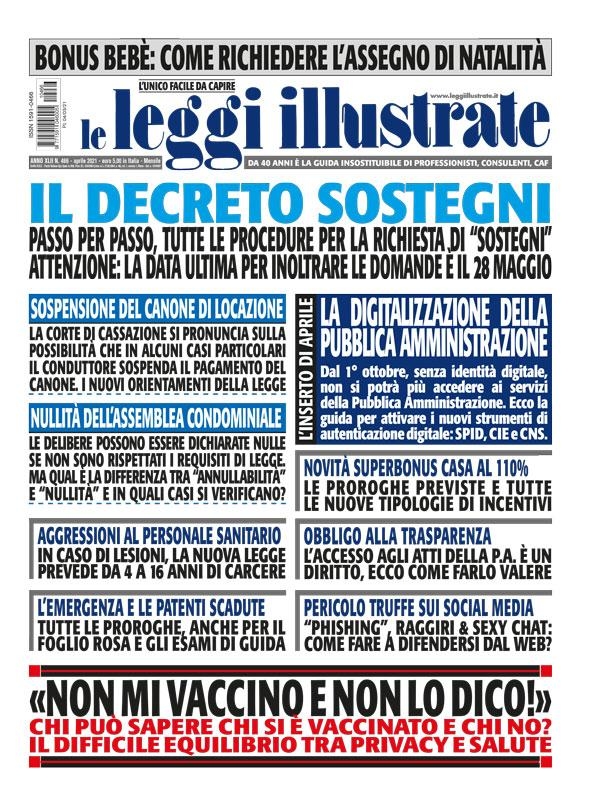 Copertina Leggi Illustrate n.466