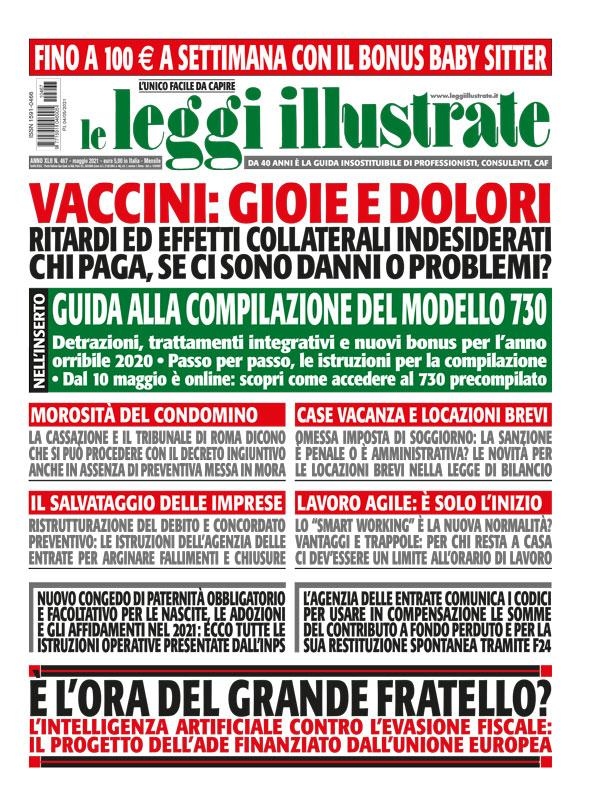 Copertina Leggi Illustrate n.467