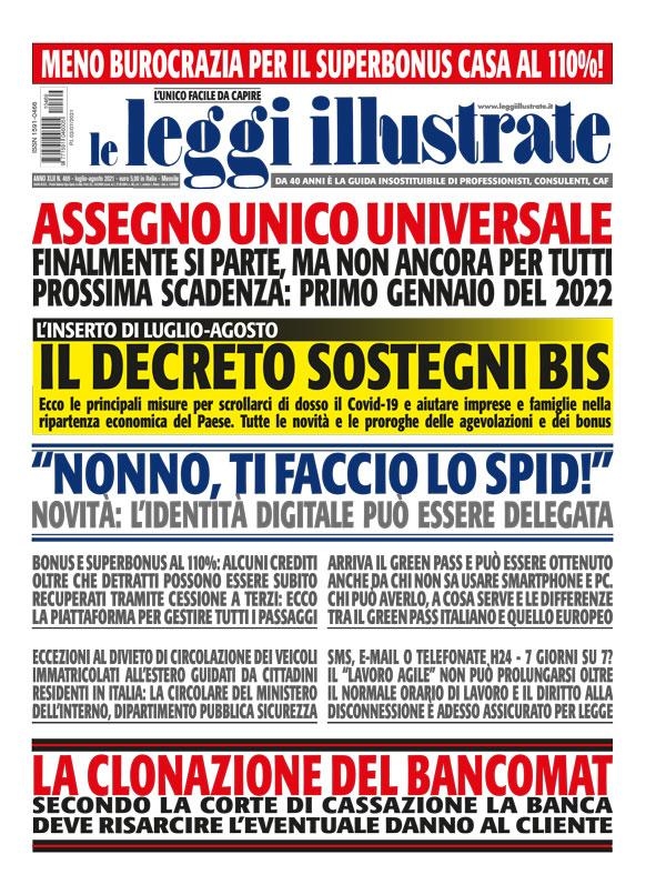 Copertina Leggi Illustrate n.469