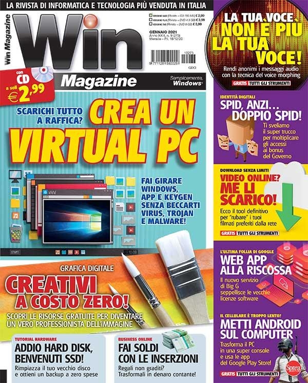 Copertina Win Magazine n.273