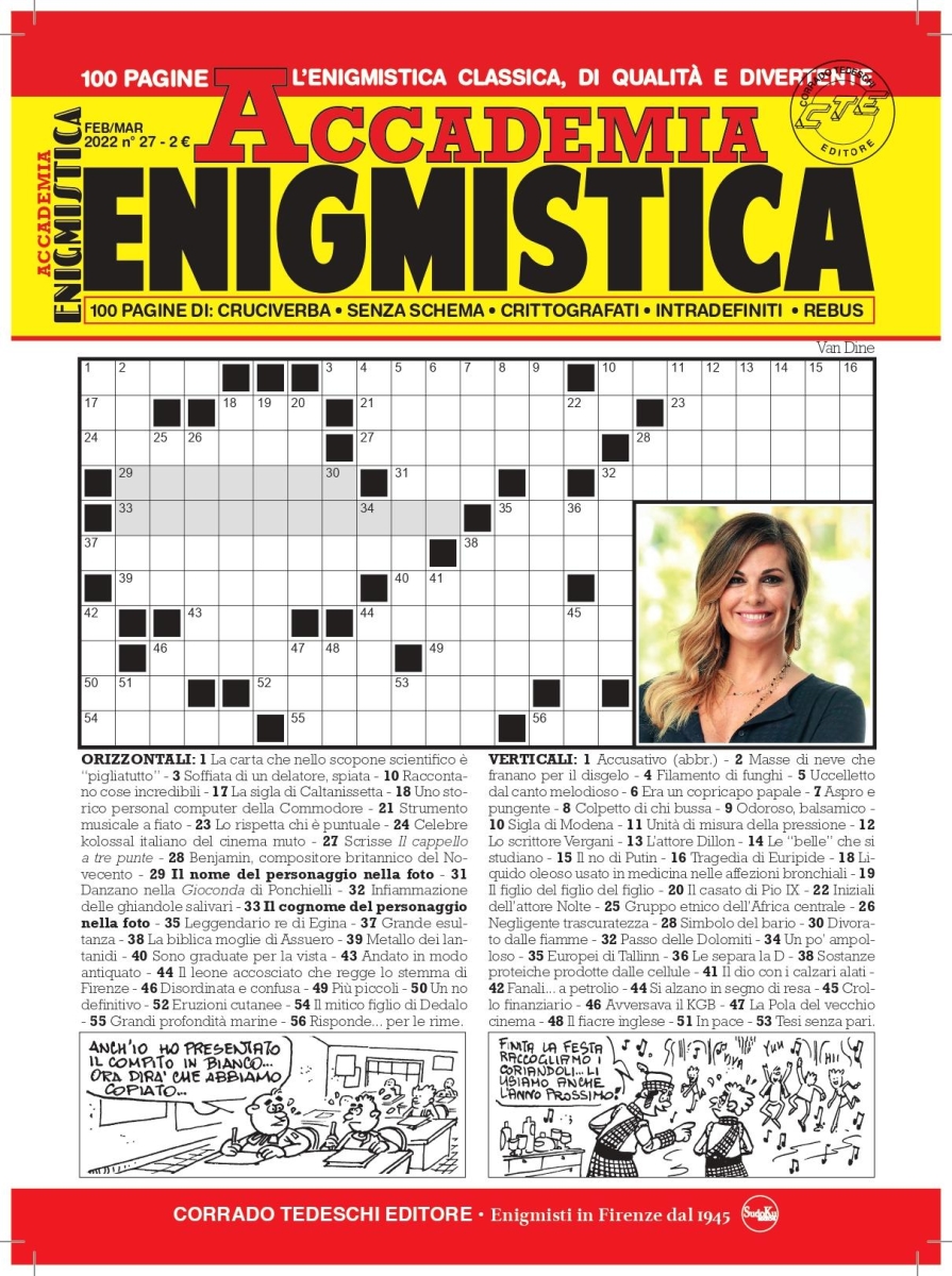 Copertina Accademia Enigmistica n.27