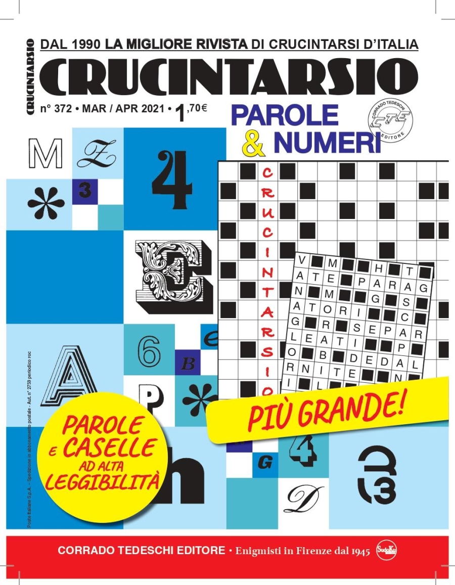 Copertina Crucintarsio n.372