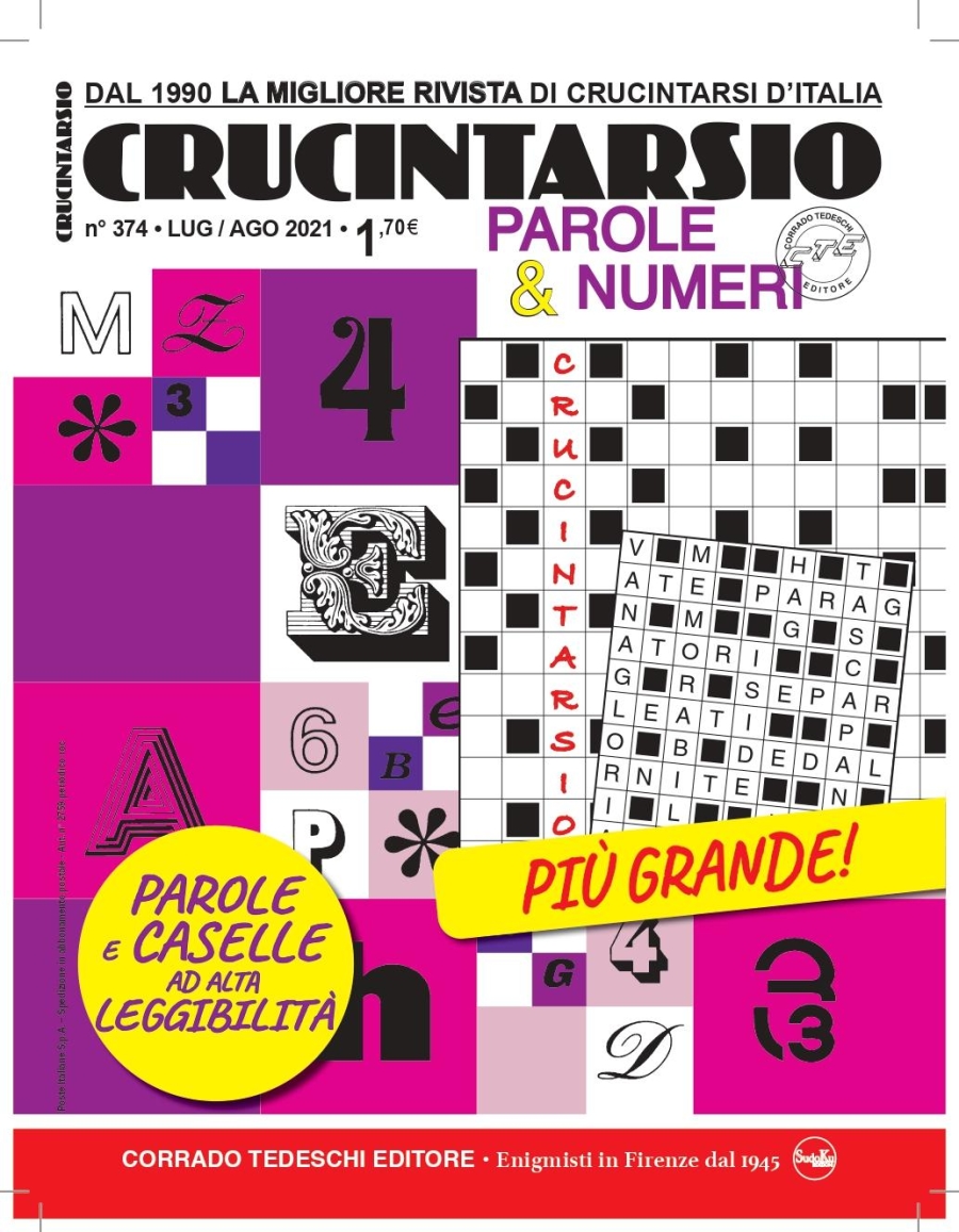Copertina Crucintarsio n.374