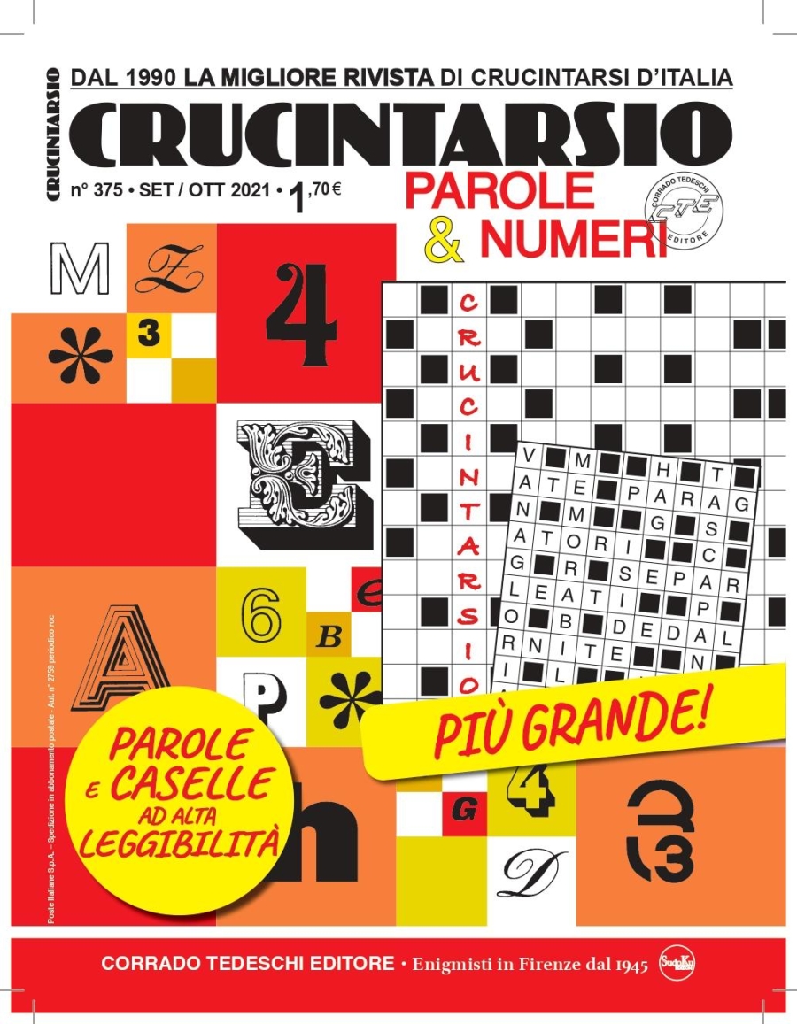 Copertina Crucintarsio n.375