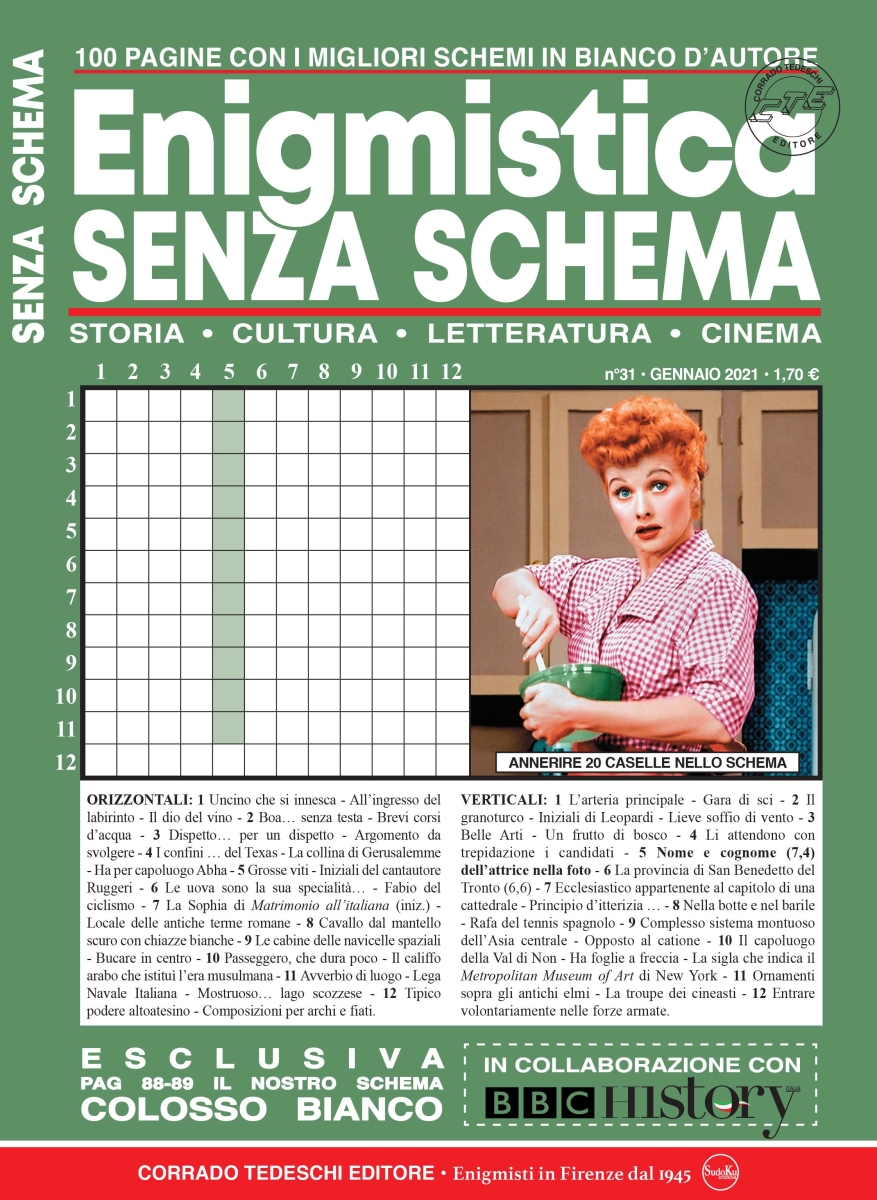 Copertina Enigmistica Senza Schema n.31