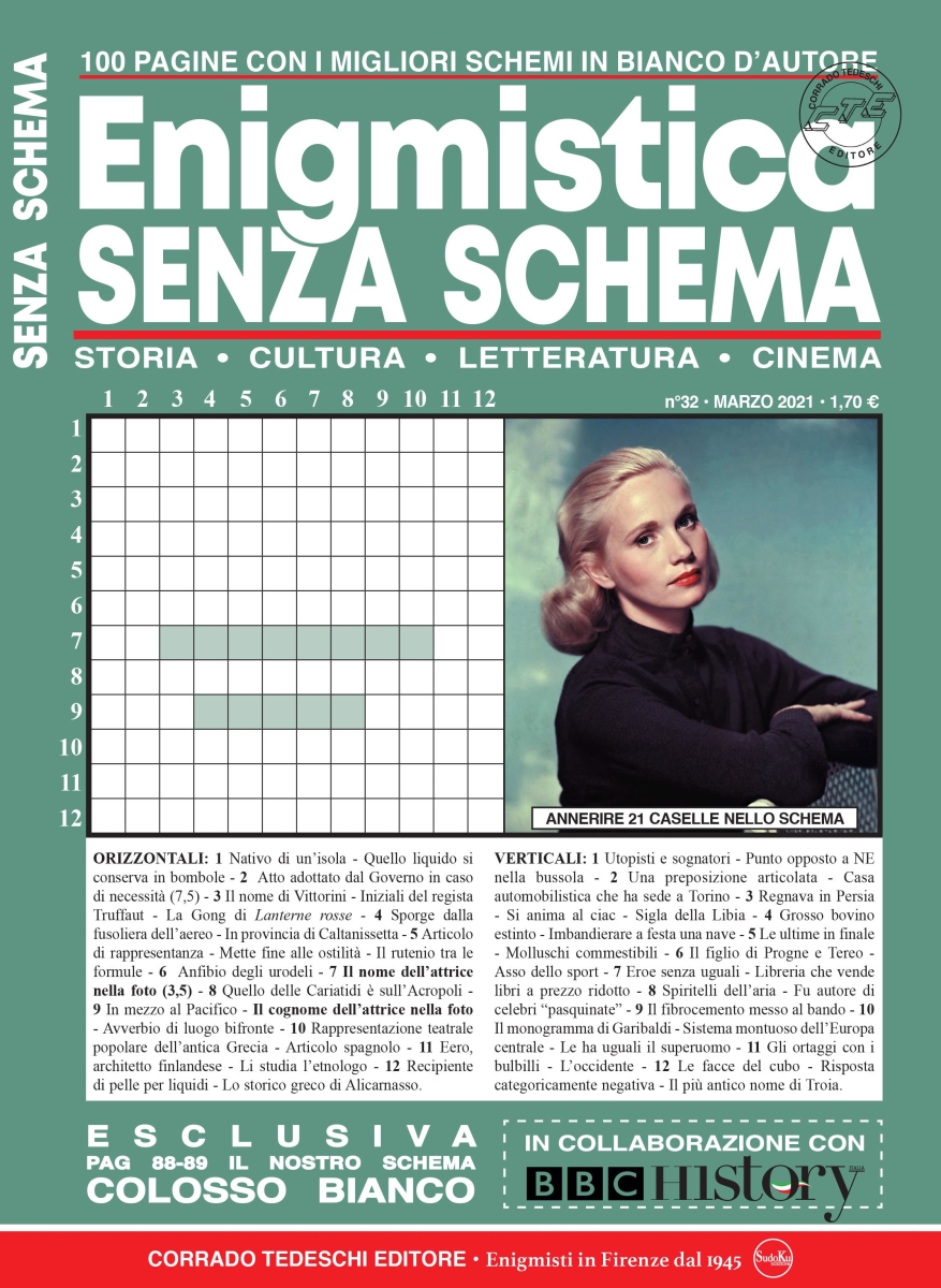 Copertina Enigmistica Senza Schema n.32