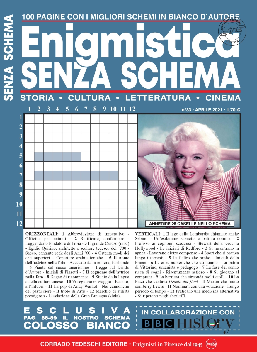 Copertina Enigmistica Senza Schema n.33