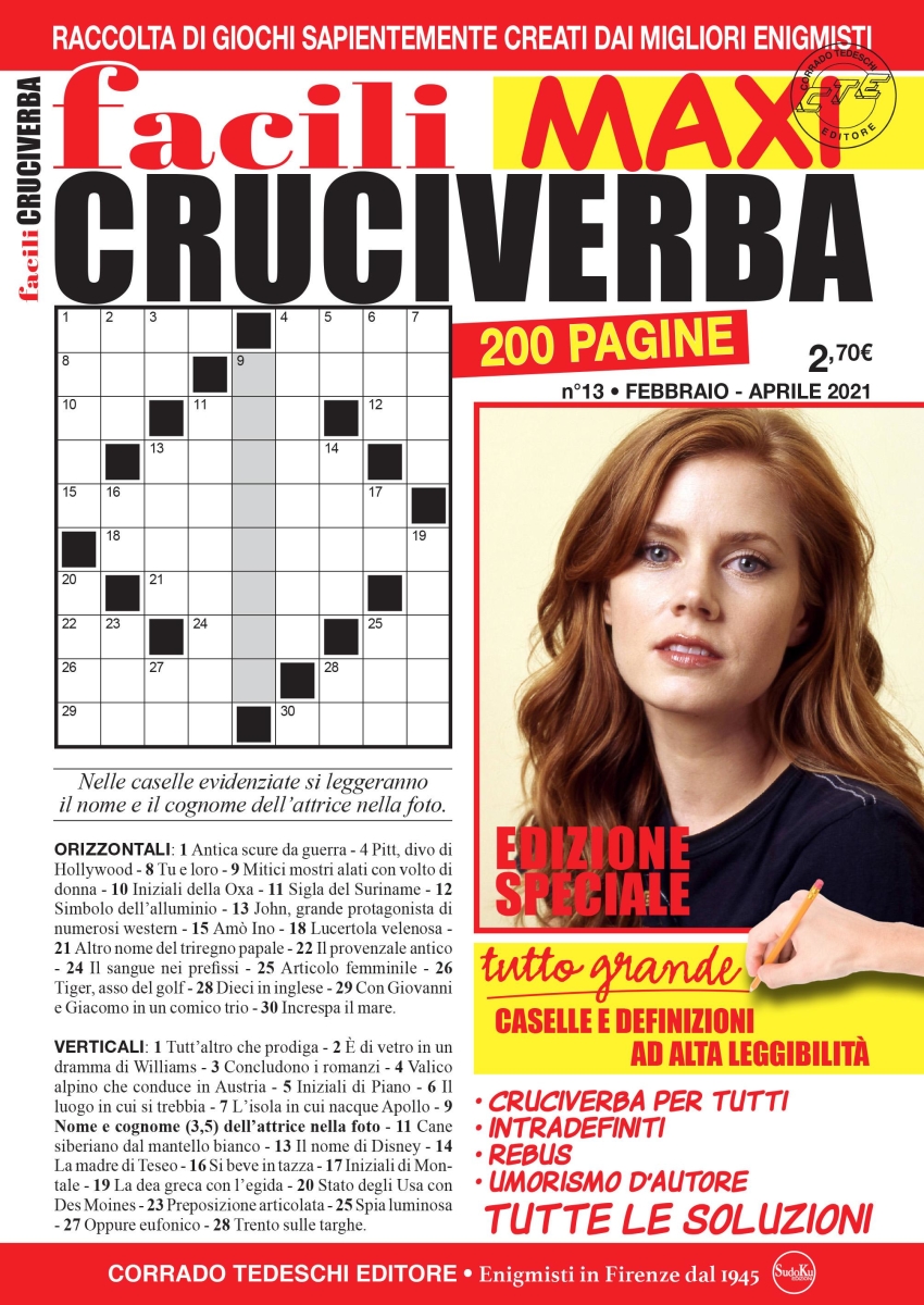 Copertina Facili Cruciverba Maxi n.13