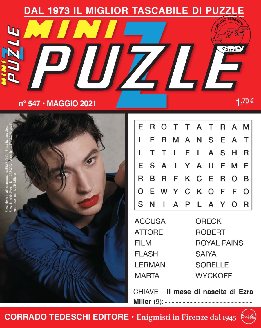 Copertina Minipuzzle n.547