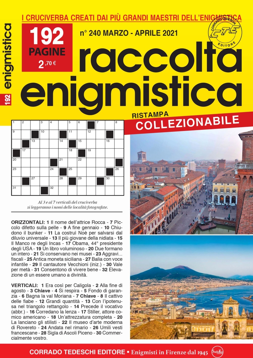 Copertina Raccolta Enigmistica n.240