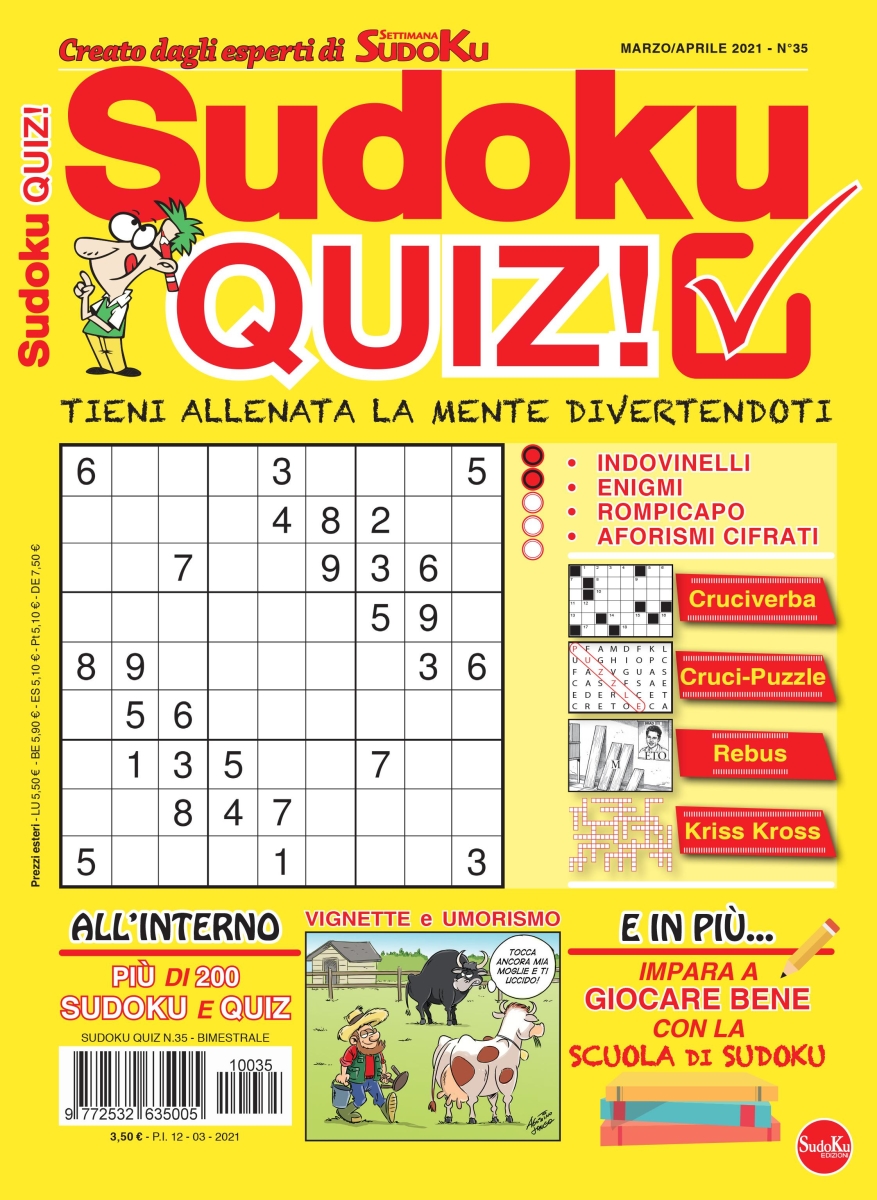 Copertina Sudoku Quiz n.35