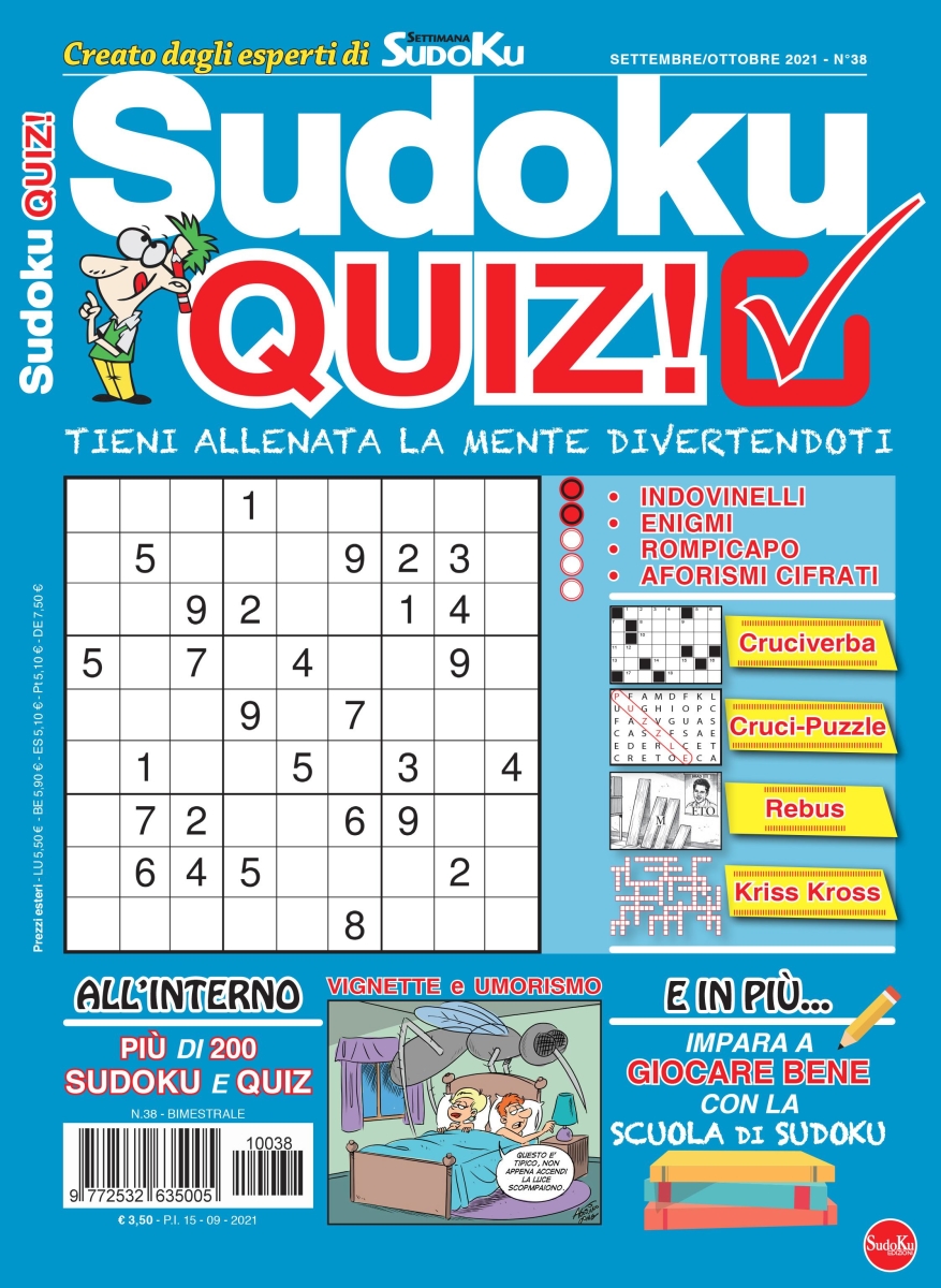 Copertina Sudoku Quiz n.38