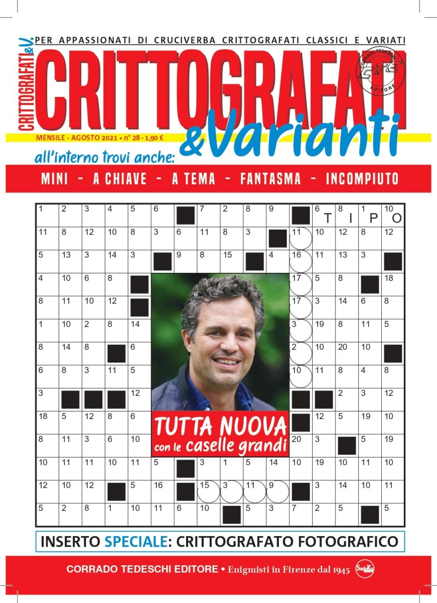 Copertina Crittografati & Varianti n.28
