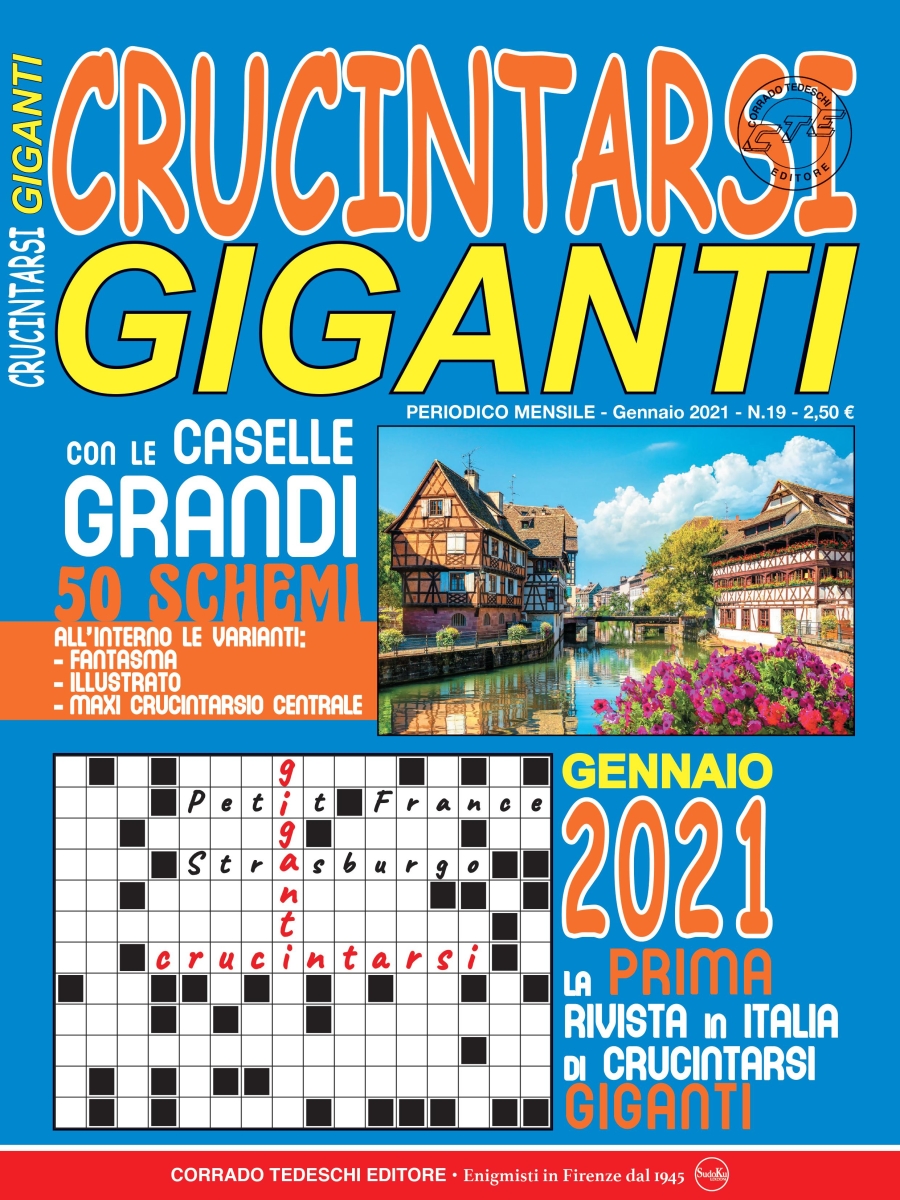 Copertina Crucintarsi Giganti n.19