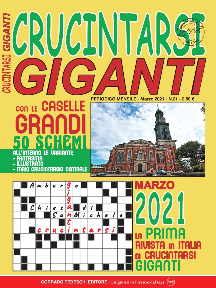Copertina Crucintarsi Giganti n.21