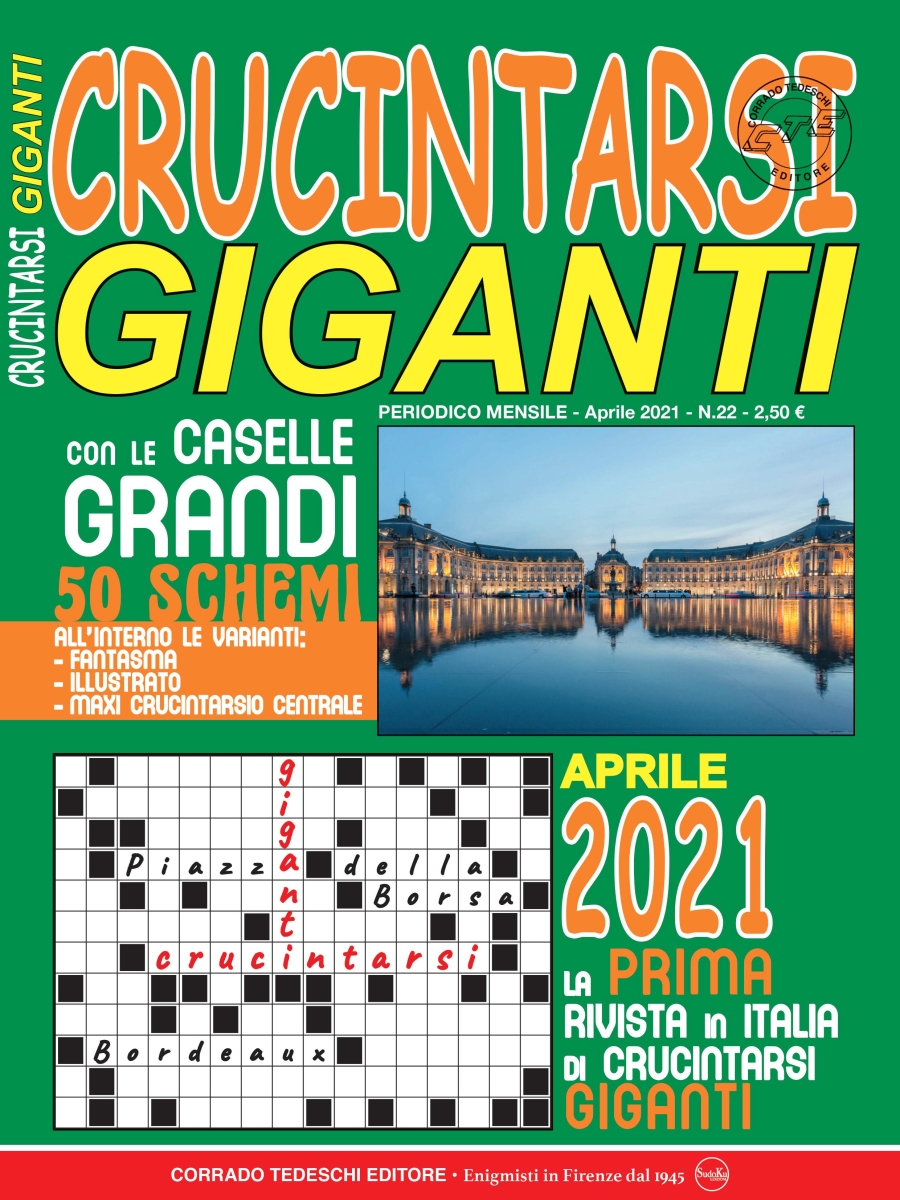 Copertina Crucintarsi Giganti n.22