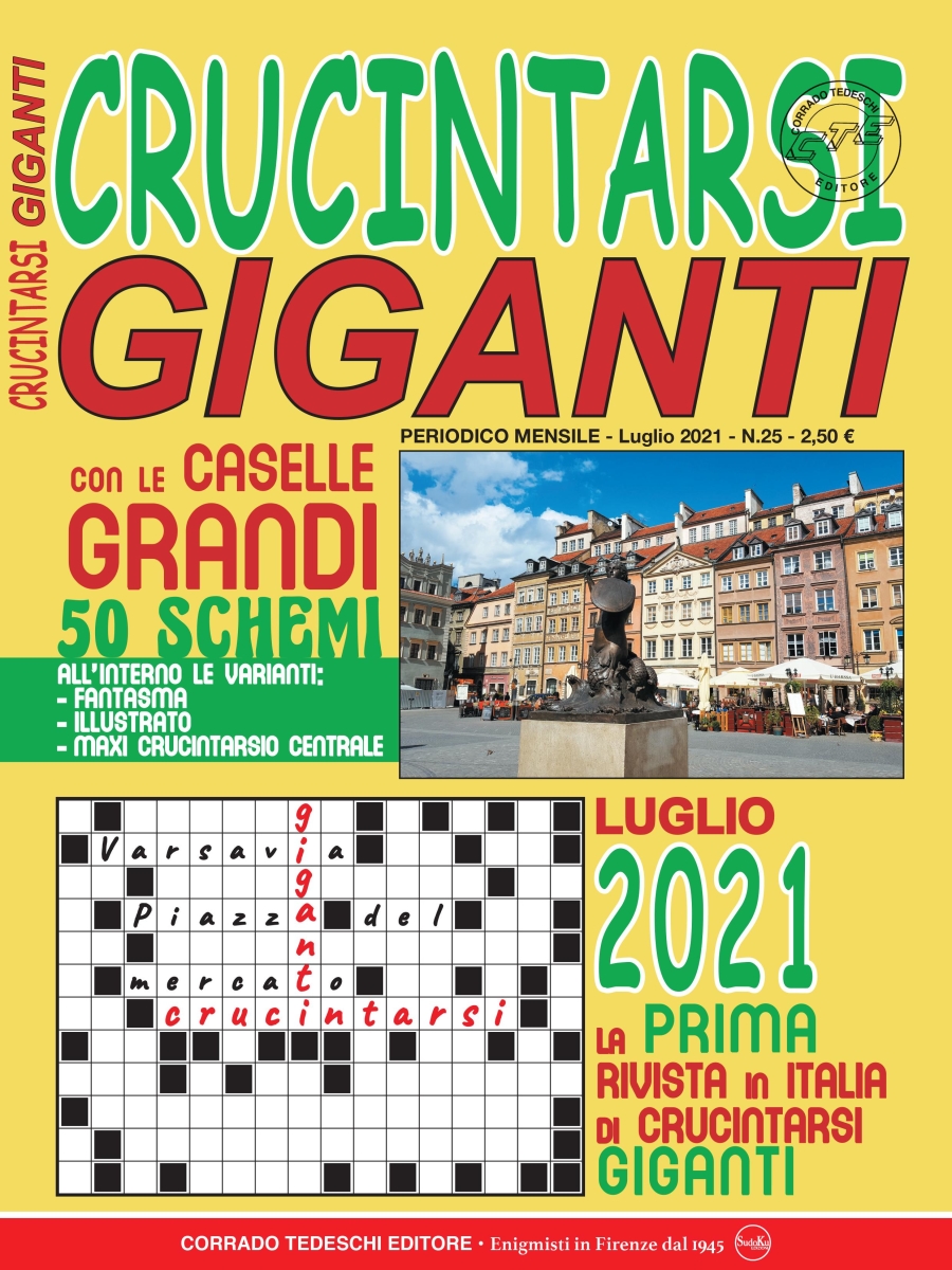 Copertina Crucintarsi Giganti n.25