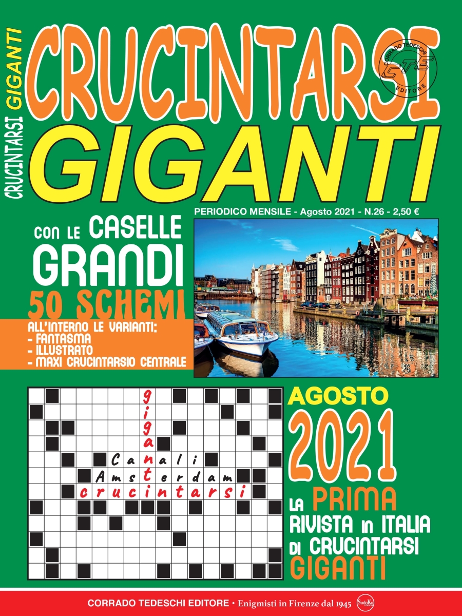 Copertina Crucintarsi Giganti n.26