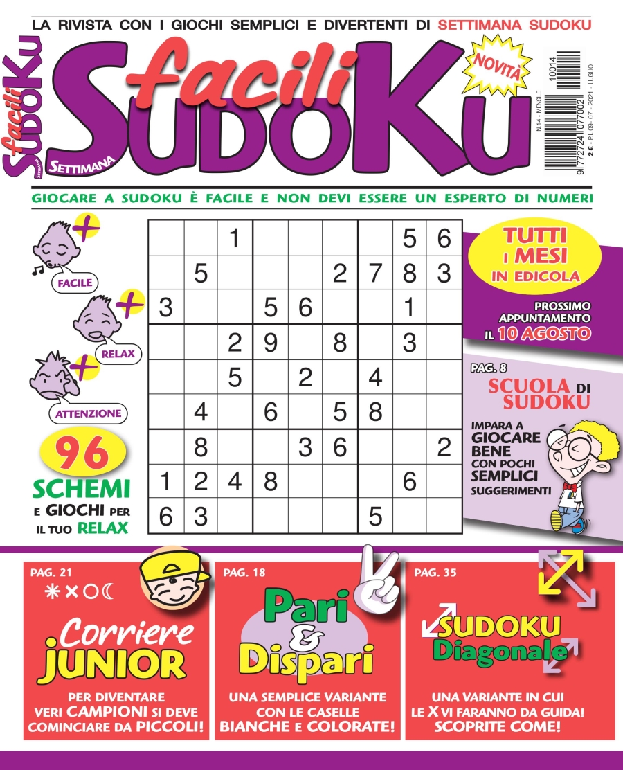 Copertina Facili Sudoku n.14