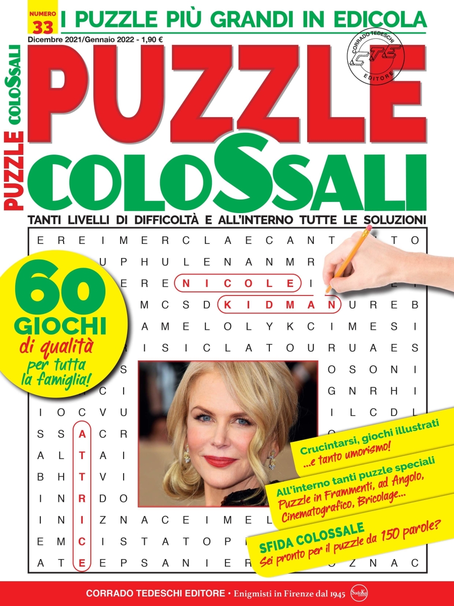 Copertina Puzzle Colossali n.33