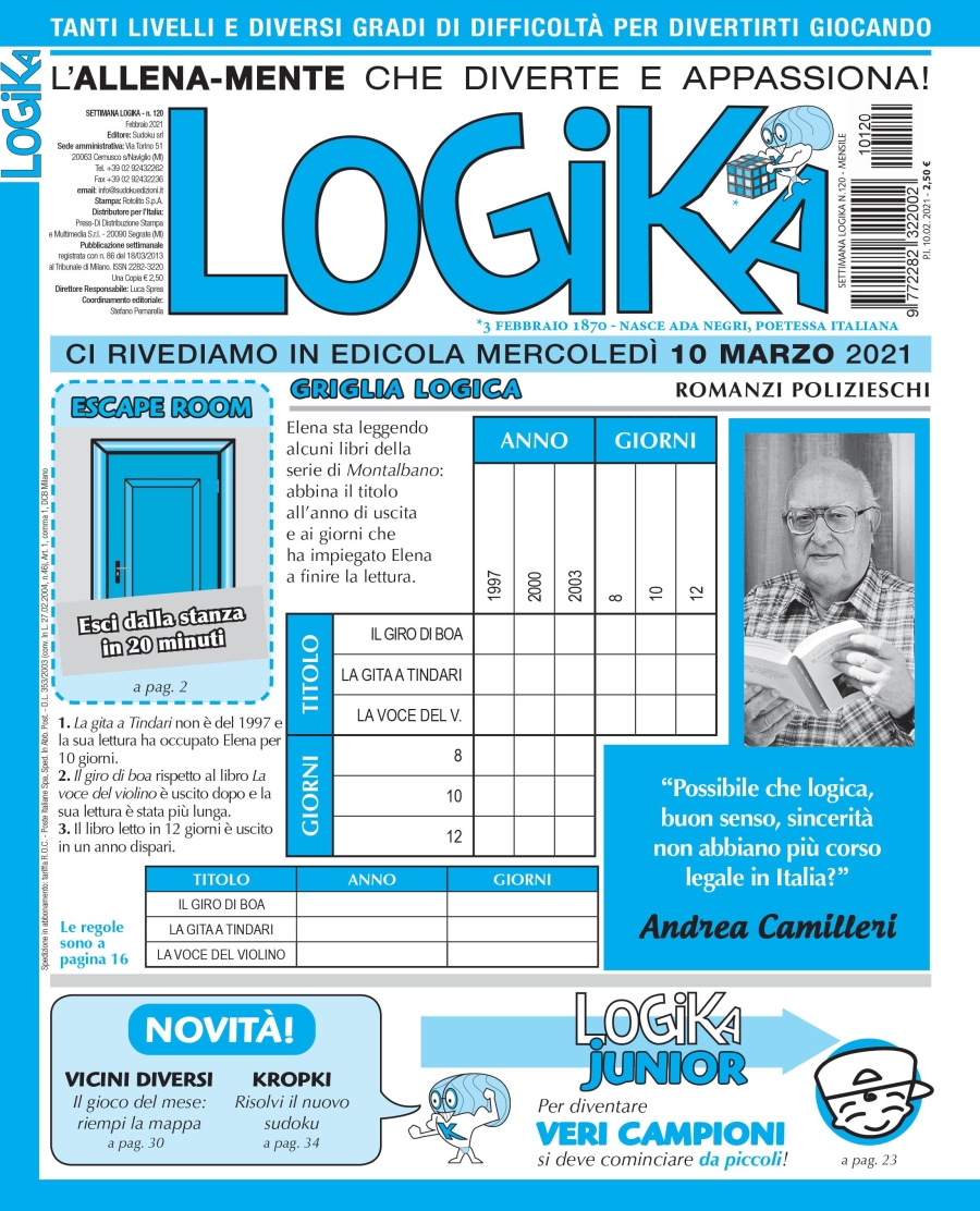 Copertina Settimana Logika n.120