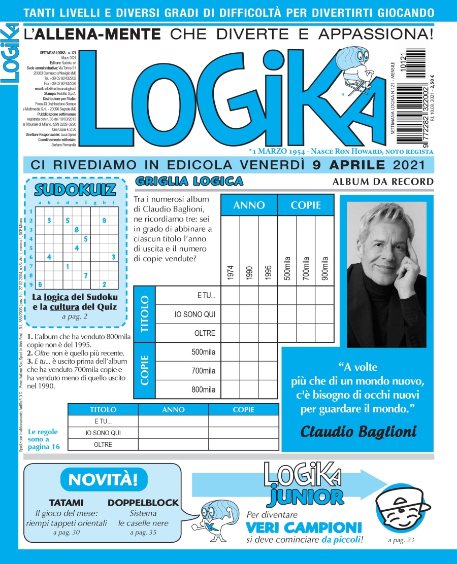Copertina Settimana Logika n.121