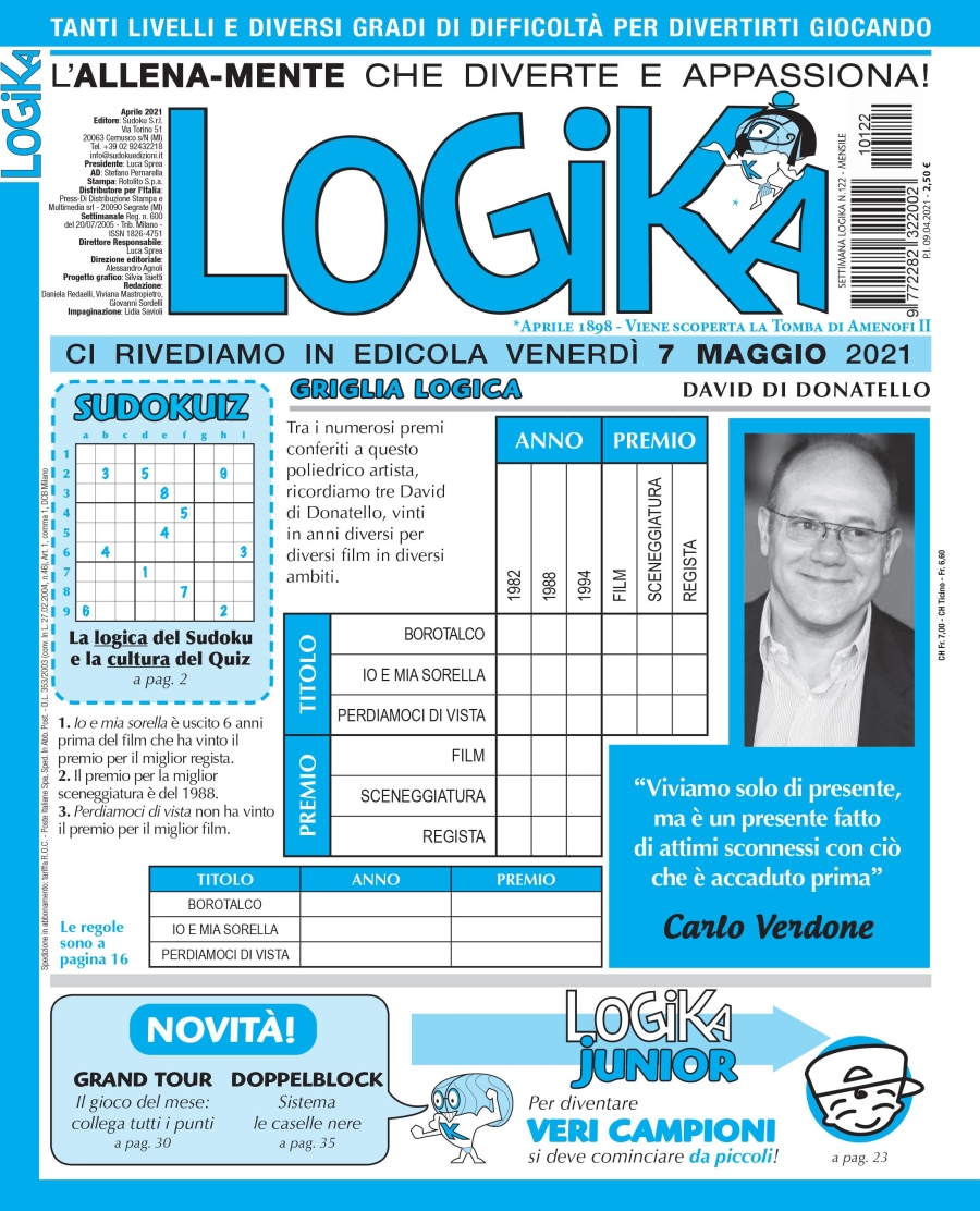Copertina Settimana Logika n.122