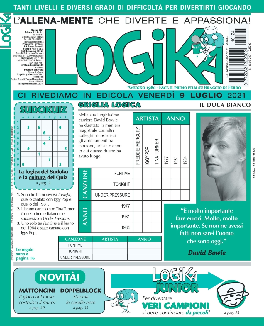 Copertina Settimana Logika n.124