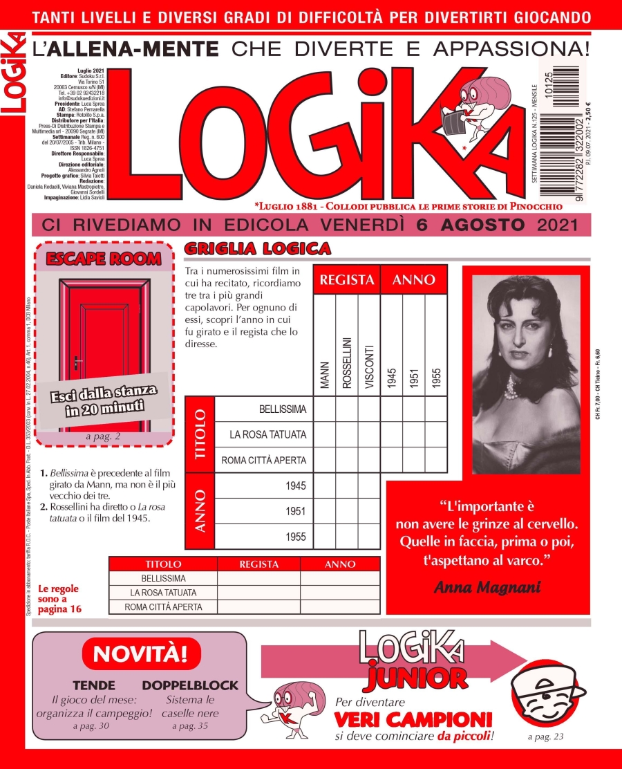 Copertina Settimana Logika n.125