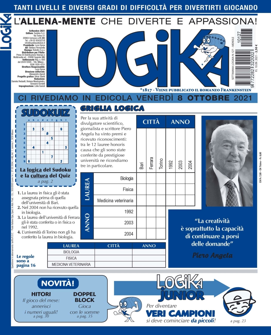 Copertina Settimana Logika n.127