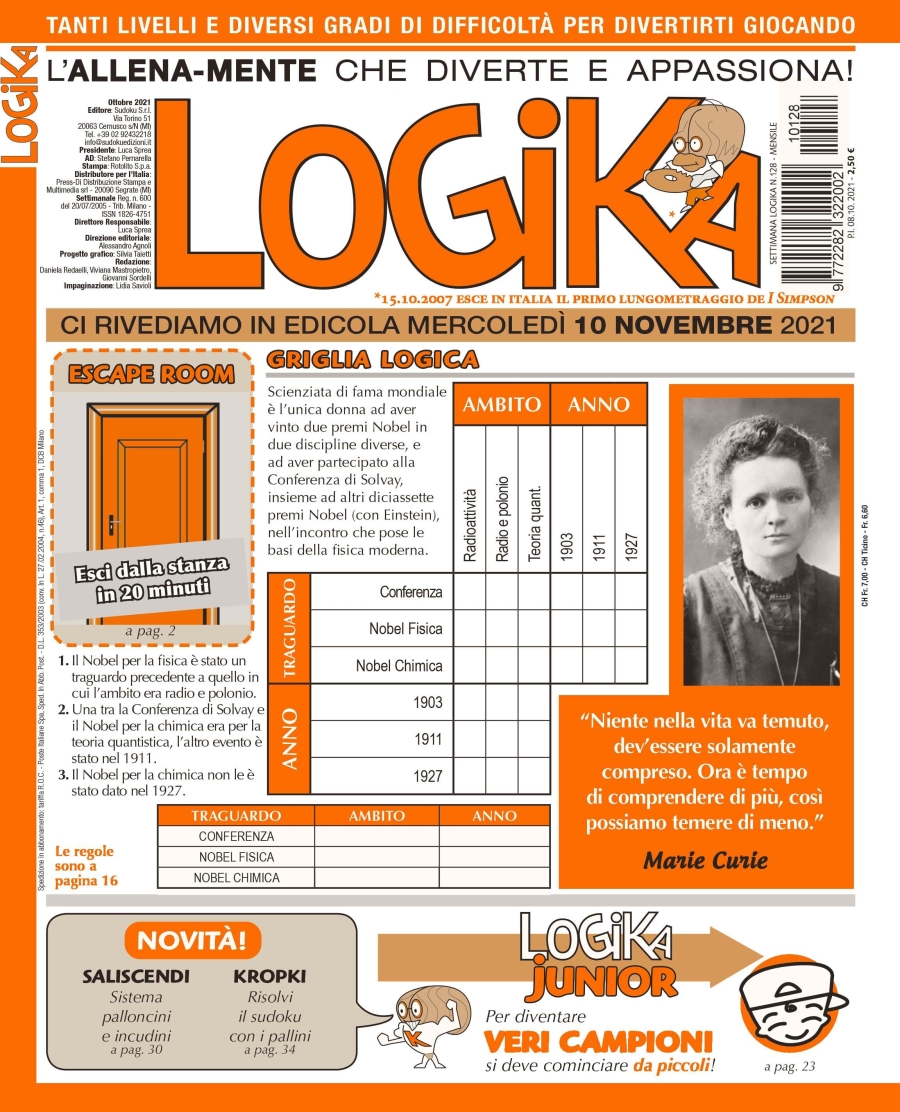 Copertina Settimana Logika n.128