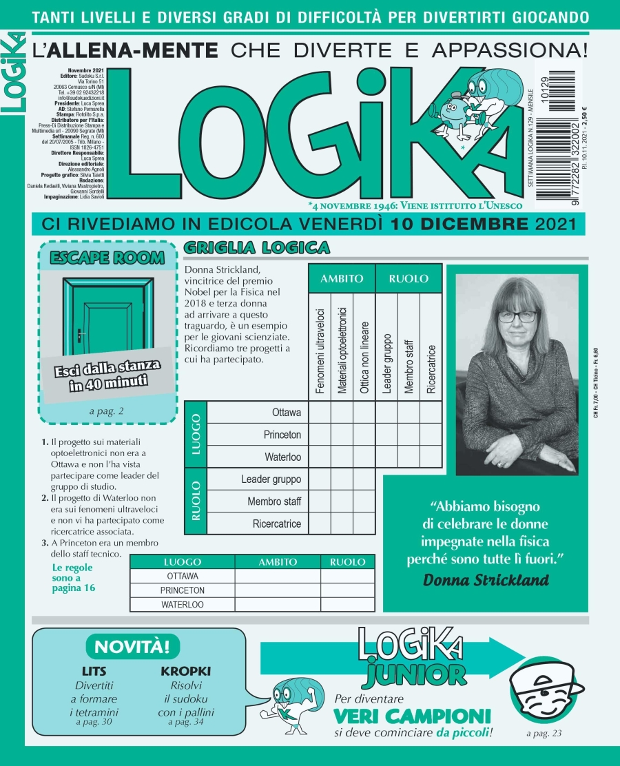 Copertina Settimana Logika n.129