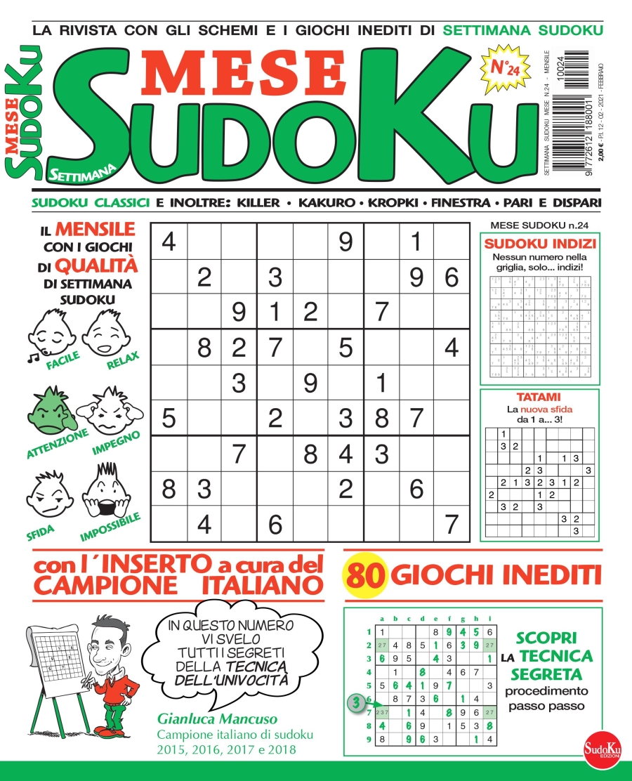 Copertina Settimana Sudoku Mese n.24